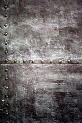 Black metal plate or armour texture with rivets