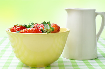 Strawberries and Cream Jug