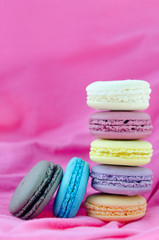 colorful macaroons