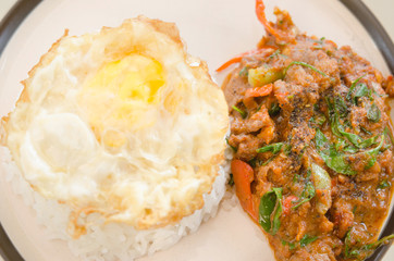top view food