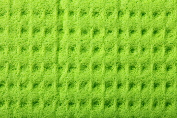 Green sponge foam as background texture