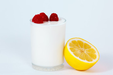 Yogurt with a fruits and berries