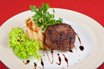 Fried steaks