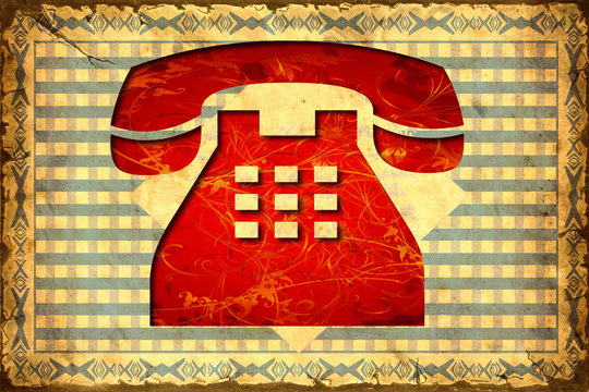 Retroplakat - Telefon II