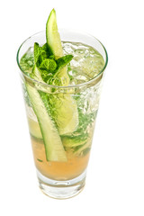 cocktail with cucumber