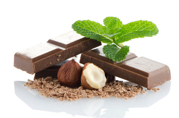 Chocolate Bar with hazelnuts