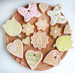 Fototapeta na wymiar sweet cookies different sorts