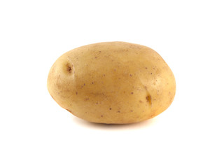 New potato isolated on white background