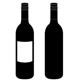 wine bottle  vector