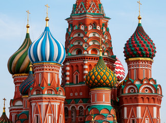 Koepel van de Sint-Basiliuskathedraal in Moskou