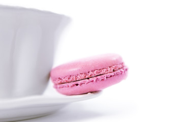 Macaroon and a Coffee cup