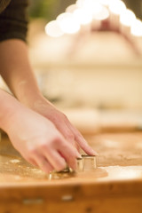 Woman Baking Gingerbread