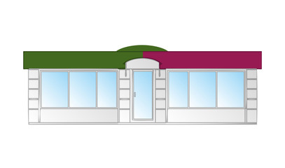 Kiosk vector illustration
