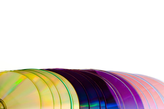 Arranged horizontally CDs