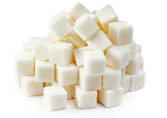 white refined sugar