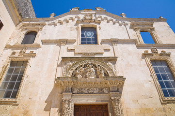Fototapeta na wymiar Church of St. Maria degli Angeli. Lecce. Puglia. Italy.