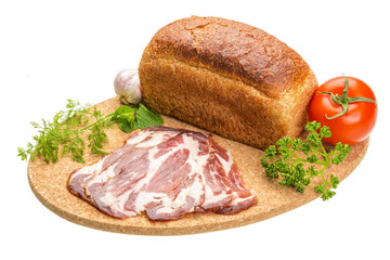 Bacon with vegetables