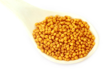 Fresh golden mustard