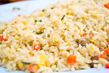 Fried rice dish