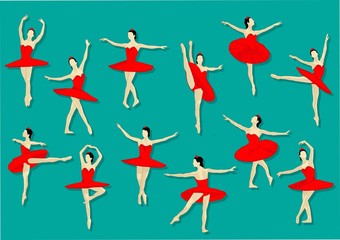 ballerina red