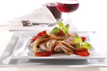 Roasted pork