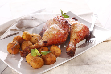 Roasted chicken