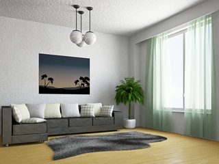 Livingroom with sofa
