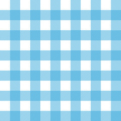 Karo Tischdecke Blau