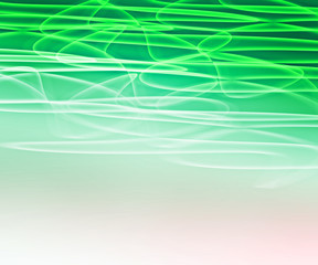 Green Web Abstract Background