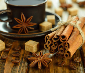 Coffee with spices