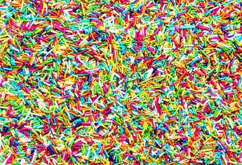 colorful sugar sprinkles