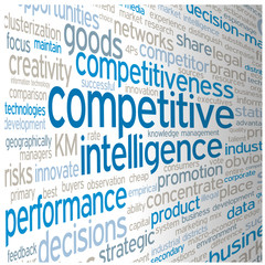 COMPETITIVE INTELLIGENCE tag cloud (market competitiveness)