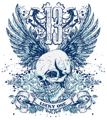 Unlucky © Tshirt-Factory.com
