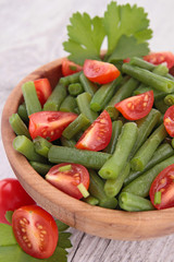 beans and tomatoes salad