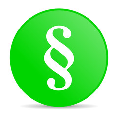 paragraph green circle web glossy icon