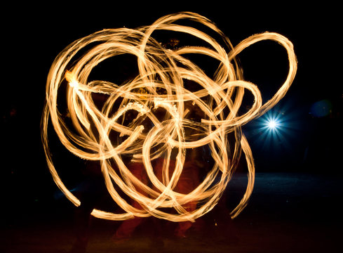 trace of fire in the darkness