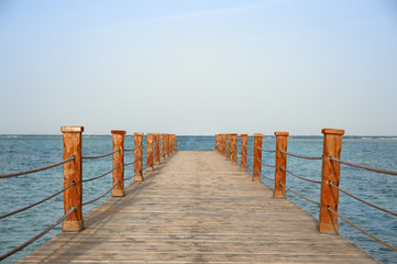 Obraz premium pier on the sea