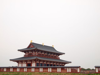 Fototapeta premium Daigokuden Hall of Heijo Palace in Nara, Japan