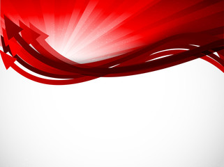Abstract red background