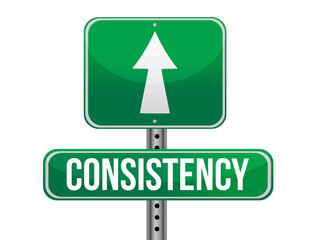 consistency road sign illustration design