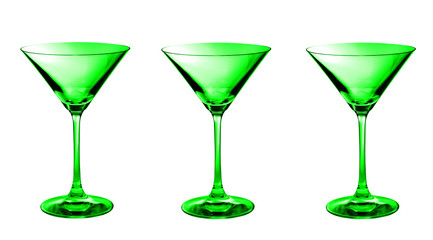 Three martini in a row