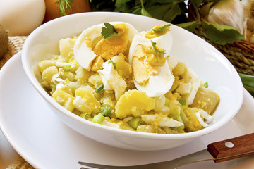 Egg and potato salad
