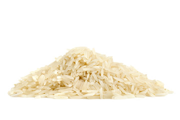 pile of basmati rice