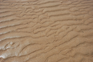 Fototapeta premium Sand with mark