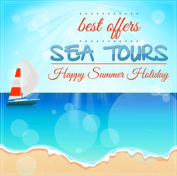 Sea tour poster