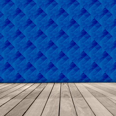 Old Interior Design With Vintage Grunge Wallpaper