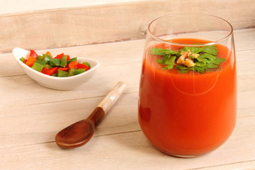 Homemade Spanish Gazpacho