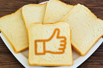 Toast - gefällt mir!