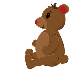 Vector of cute bear.