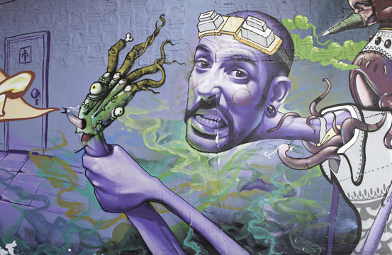 Man with tentacles